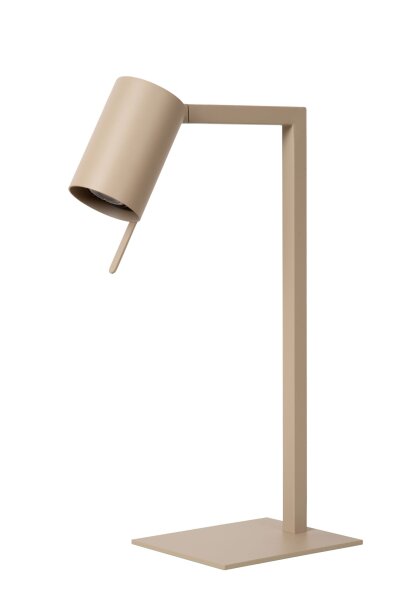 Tischlampe flexibel Metall Taupe GU10 H:50 cm edel