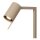 Tischlampe flexibel Metall Taupe GU10 H:50 cm edel