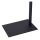 Stehlampe verstellbar Metall Schwarz GU10 H:130 cm