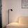 Stehlampe verstellbar Metall Schwarz GU10 H:130 cm
