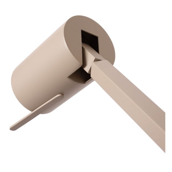 Stehleuchte verstellbar Metall Taupe GU10 H:130 cm