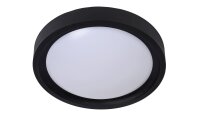 Deckenleuchte Schwarz 2-flammig E27 B:33 cm modern
