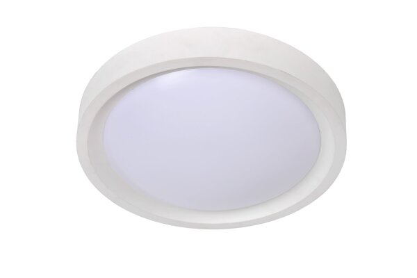 Deckenlampe Weiß 2-flammig E27 B:25 cm modern edel
