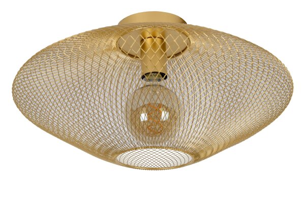 Vintage Deckenlampe Metall Messing E27 B:45 cm edel