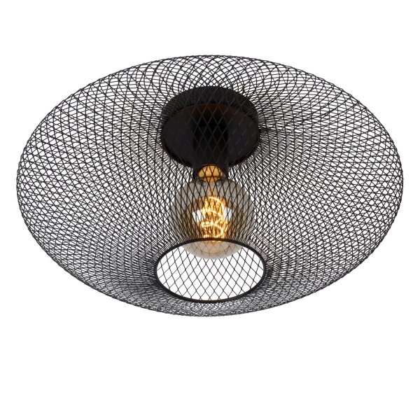 Vintage Deckenleuchte Schwarz E27 B:45 cm modern