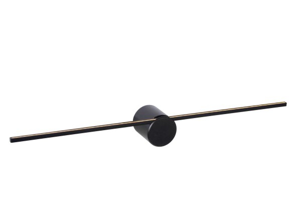 LED Wandlampe Aluminium Schwarz 2700 K IP44 L:60 cm