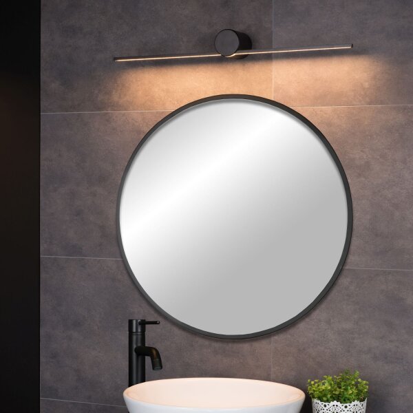 LED Wandlampe Aluminium Schwarz 2700 K IP44 L:60 cm