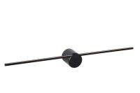 LED Wandlampe Aluminium Schwarz 2700 K IP44 L:60 cm