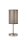 Vintage Tischlampe Metall Chrom E27 H:38 cm edel