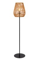 Stehlampe Außen Rattan Natur E27 H:154 cm modern