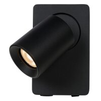 Wandstrahler verstellbar Aluminium Schwarz 2200 K