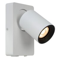 Wandstrahler flexibel Aluminium Wei&szlig; 2200 K modern