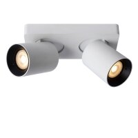 Deckenspot verstellbar Aluminium Wei&szlig; 2200 K edel
