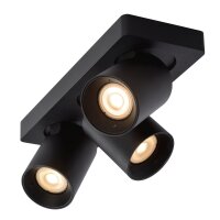 Deckenstrahler Aluminium Schwarz 2200 K modern edel