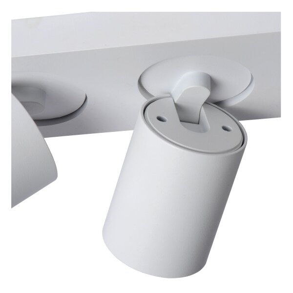 Deckenstrahler flexibel Aluminium Weiß GU10 2200 K