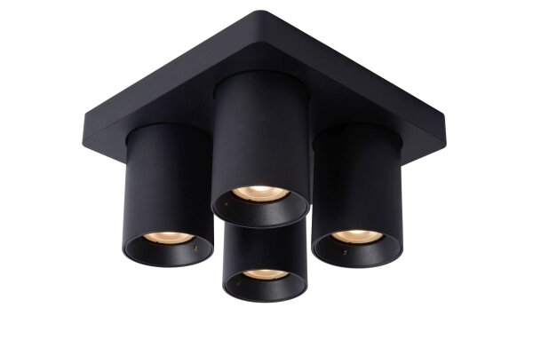Deckenstrahler Aluminium Schwarz 2200 K edel modern