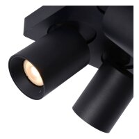 Deckenstrahler Aluminium Schwarz 2200 K edel modern