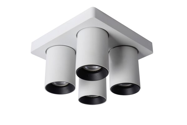 Deckenstrahler verstellbar Aluminium Weiß GU10 2200 K