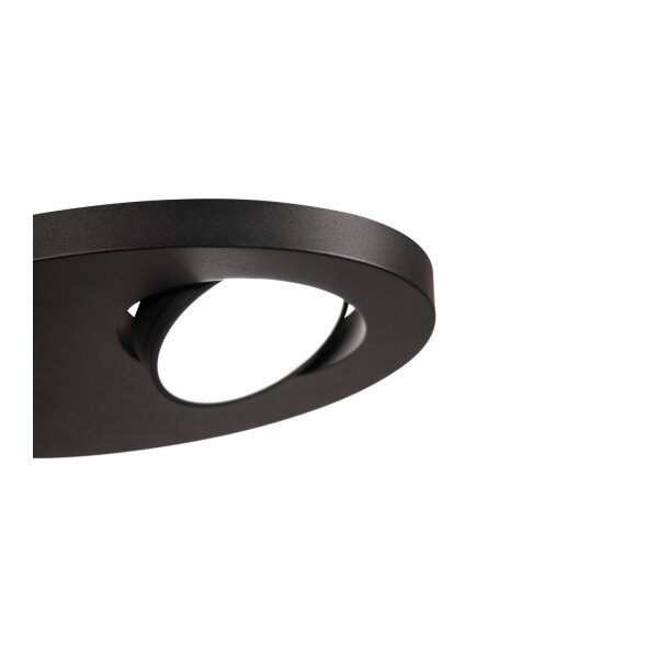 LED Stehlampe Metall Schwarz 2700 K H:177 cm edel