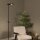 LED Stehlampe Metall Schwarz 2700 K H:177 cm edel