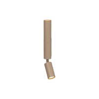 Wandspot Metall Taupe 2-flammig GU10 H:30 cm edel