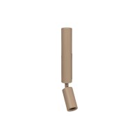 Wandspot Metall Taupe 2-flammig GU10 H:30 cm edel