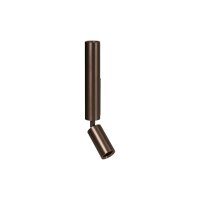 Wandspot Metall Kaffeebraun GU10 H:30 cm modern