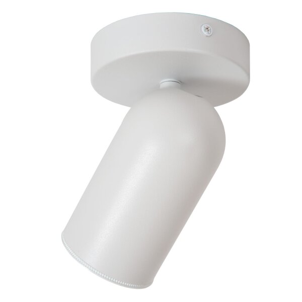 Deckenstrahler verstellbar Weiß GU10 L:14 cm modern