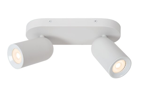 Deckenstrahler flexibel Weiß GU10 modern edel rund