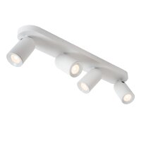 Deckenstrahler flexibel Weiß GU10 modern edel