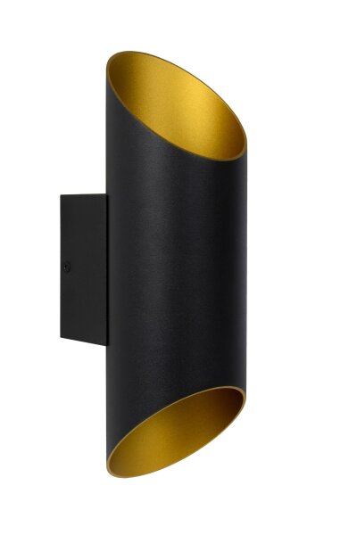 Wandlampe Up Down Schwarz G9 H:30 cm indirekt edel