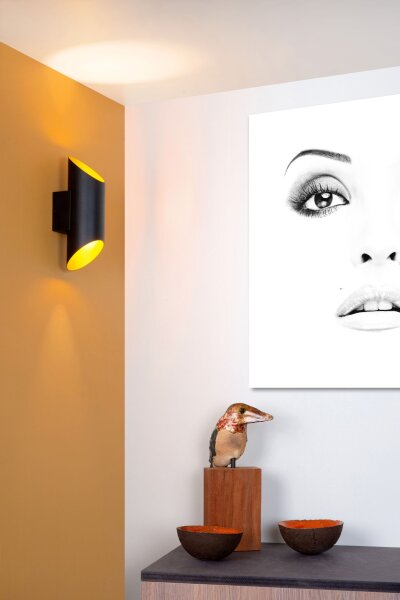 Wandlampe Up Down Schwarz G9 H:30 cm indirekt edel