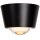 LED Deckenlampe Aluminium Schwarz 3000 K modern edel