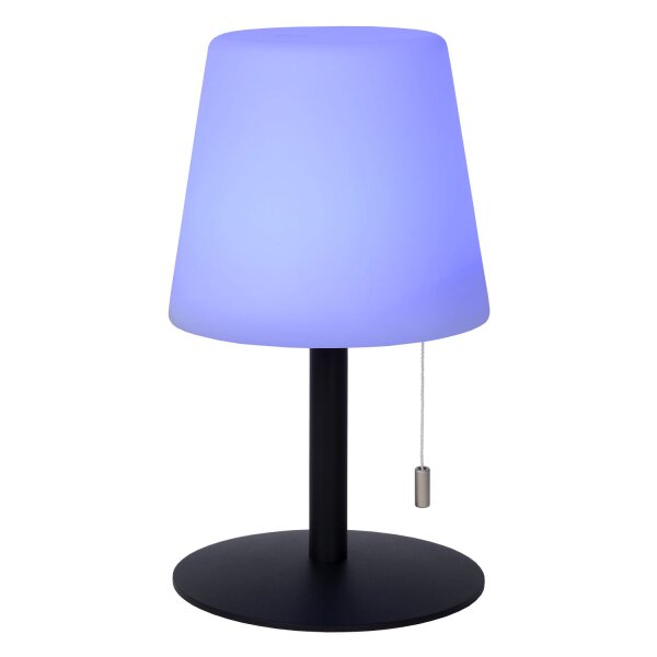 LED Tischlampe Schwarz 3000 K IP44 H:26 cm modern