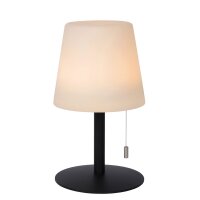 LED Tischlampe Schwarz 3000 K IP44 H:26 cm modern