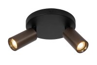 Deckenspot Kaffeebraun GU10 L:25 cm modern edel