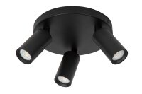 Deckenstrahler Aluminium Schwarz GU10 B:18 cm edel