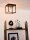 Deckenlampe Messing E27 B:22 cm quadratisch edel