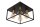 Deckenlampe Metall Schwarz E27 B:36 cm modern