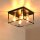 Deckenlampe Metall Schwarz E27 B:36 cm modern