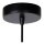 Hängelampe Metall Schwarz E27 B:22 cm modern edel