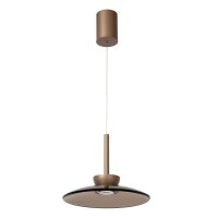 LED Hängelampe Glas 2700 K B:32 cm Bernstein edel