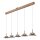 LED Pendelleuchte Glas 2700 K L:150 cm Bernstein