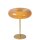 Tischleuchte Glas Messing G9 H:37 cm modern edel