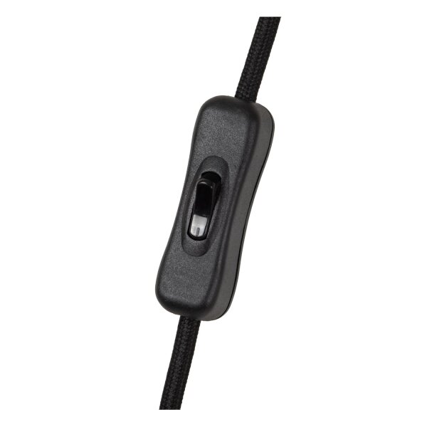 Tischleuchte Glas Schwarz G9 H:37 cm modern edel