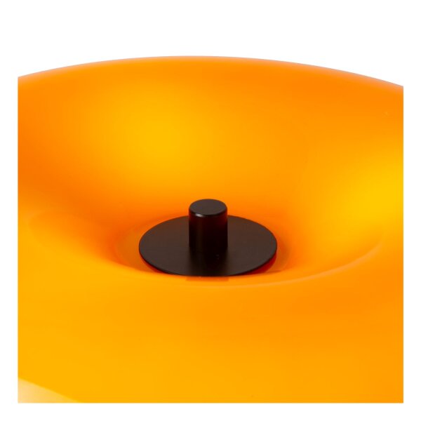 Tischlampe Glas Schwarz G9 H:10,5 cm modern edel