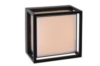 LED Wandleuchte Aluminium Schwarz 3000 K L:17 cm