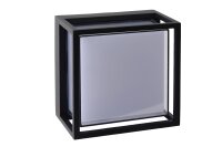 LED Wandleuchte Aluminium Schwarz 3000 K L:17 cm