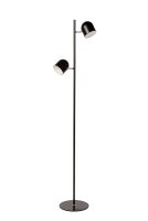 LED Stehleuchte Metall Schwarz 3000 K H:141 cm