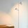 LED Stehleuchte Metall Weiß 3000 K H:141 cm edel